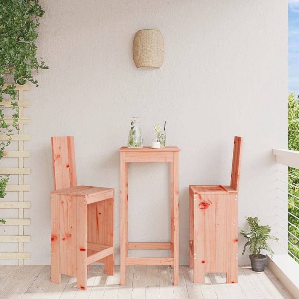 Petromila vidaXL Barové stoličky 2 ks 40x42x120 cm masívne drevo douglas